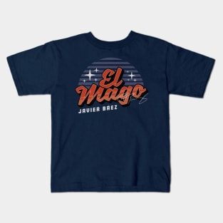 Javier Baez Detroit El Mago Kids T-Shirt